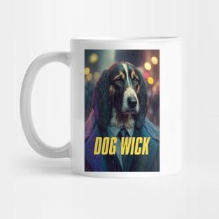 Dog Wick #2 with text Mug